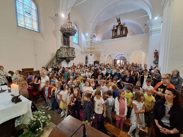 Zaziv Duha Svetoga u Katoličkoj osnovnoj školi svete Uršule u Varaždinu